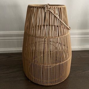 Synthetic Wicker Candle Holder